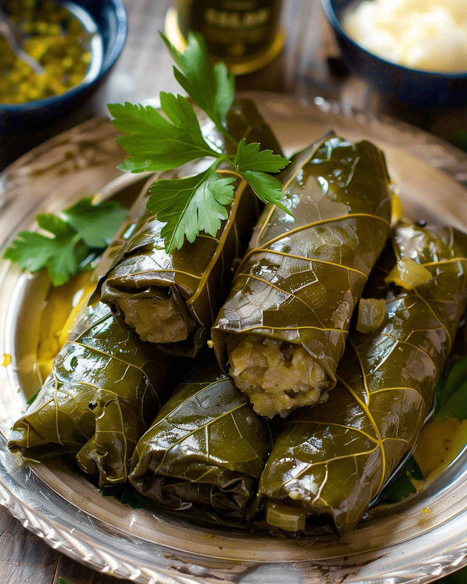 Stuffed Grape Leaves