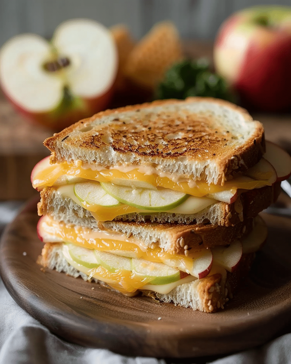 Apple & Cheddar Sandwiches