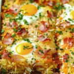 Hashbrown and Egg Sheet Pan Breakfast Bake