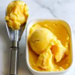 No Churn Mango Sorbet