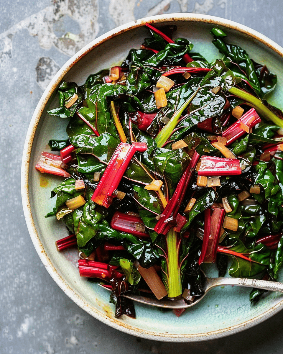 Sautéed Rainbow Chard