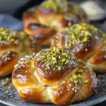 Swedish Cardamom Pistachio Buns