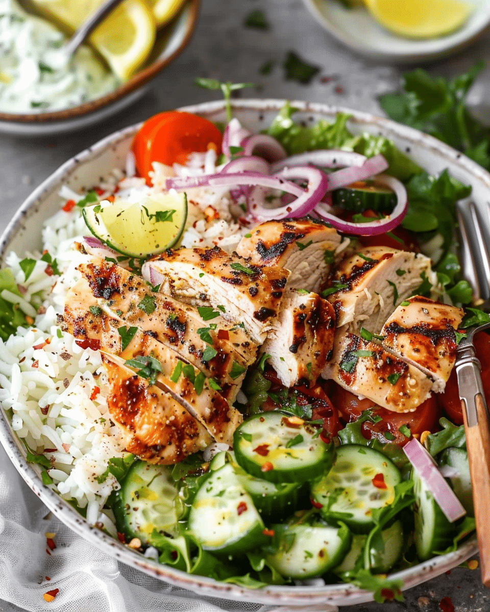 Greek Chicken Bowls