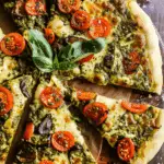Pesto Pizza Recipe with Fresh Tomatoes
