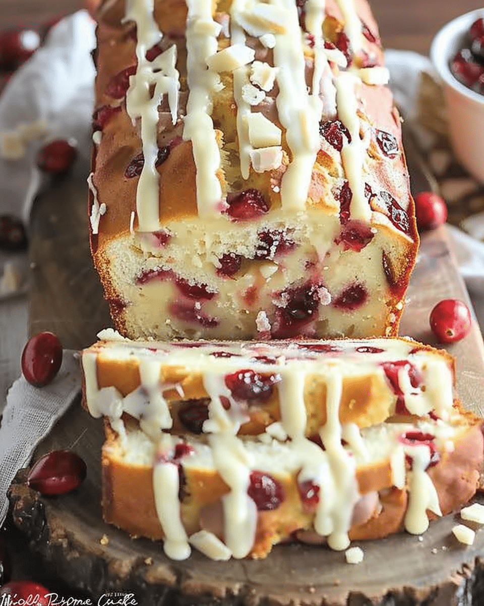 White Chocolate Cranberry Bread