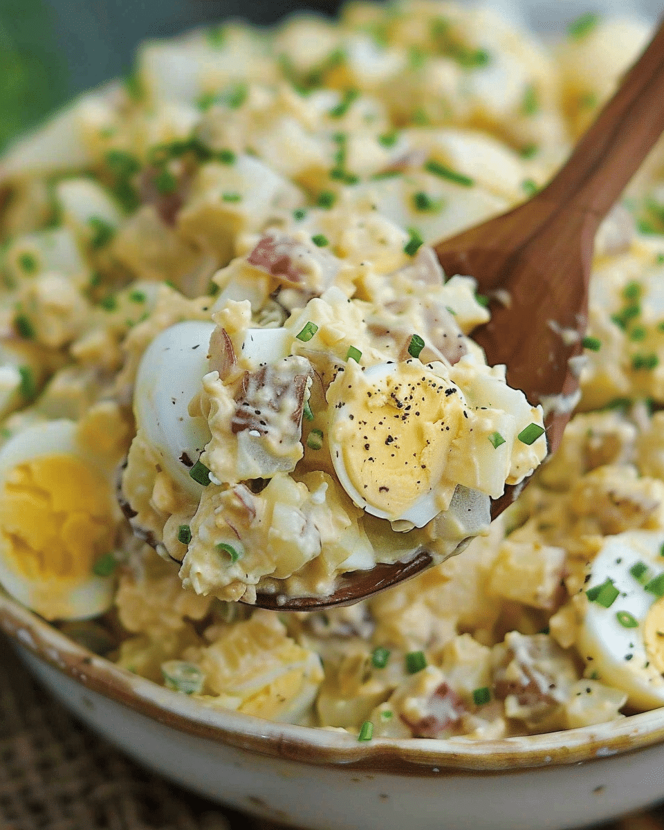 The Best Mustard Potato Salad with Eggs