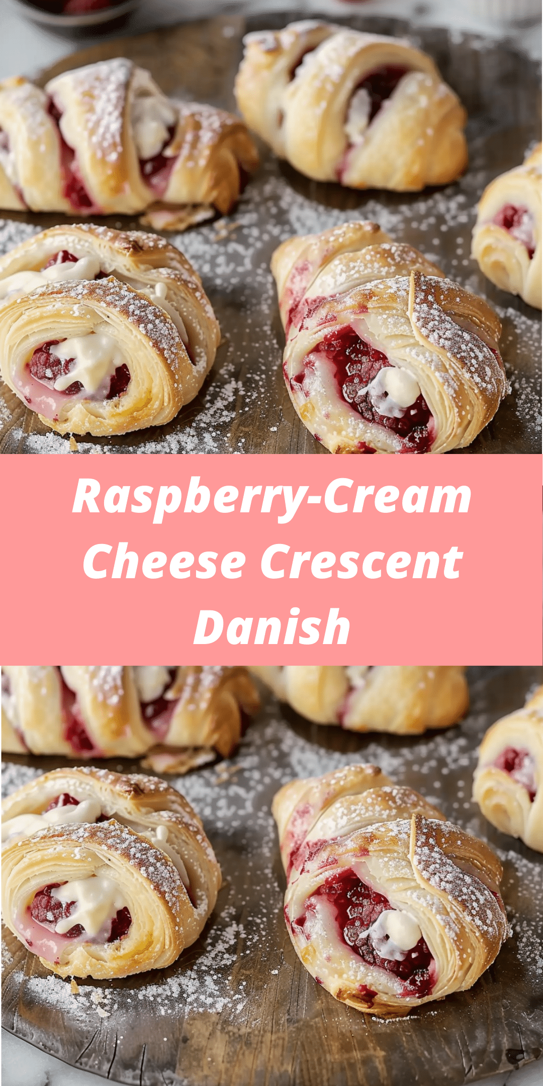 Raspberry-Cream Cheese Crescent Danish