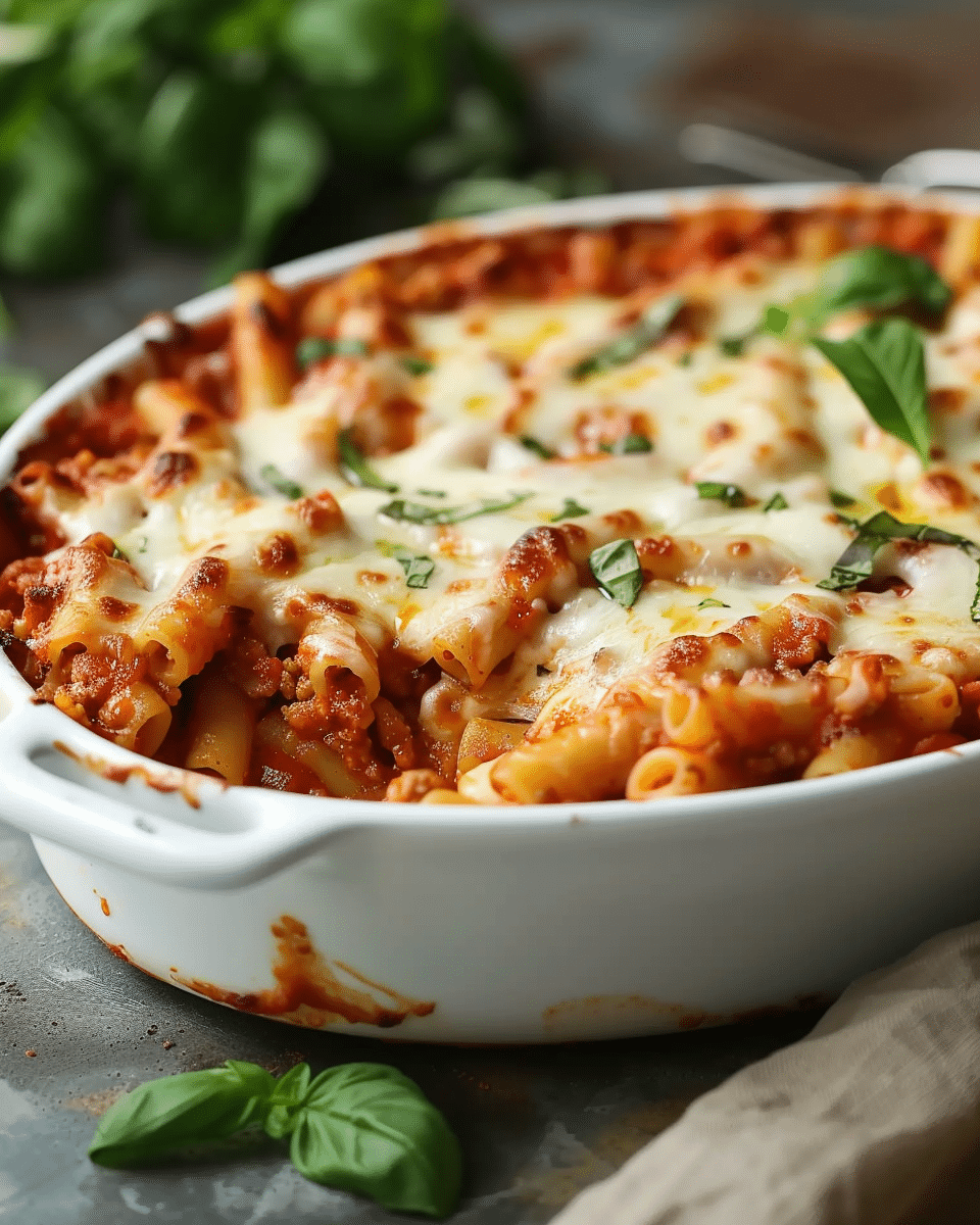 Cheesy Baked Ziti