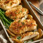 Parmesan-Crusted Chicken Sheet Pan