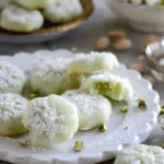 Pistachio Wedding Cookies