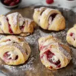 Raspberry-Cream Cheese Crescent Danish