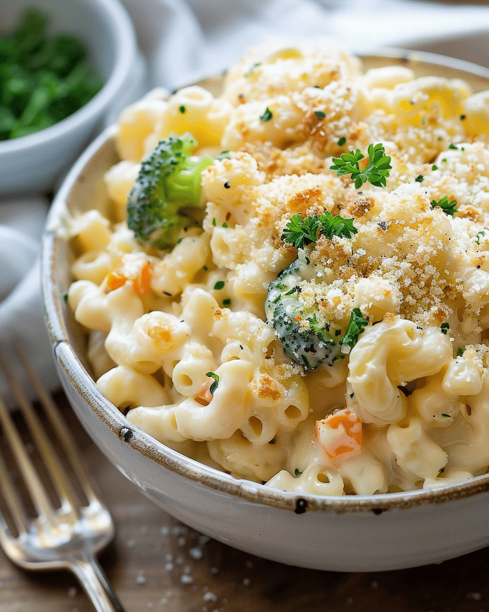 Veggie Lovers' Stovetop Mac & Cheese