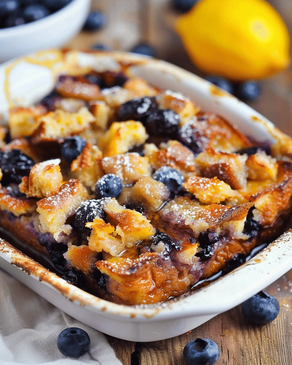 Blueberry French Toast Casserole