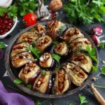 Georgian Eggplant Rolls with Walnuts