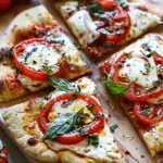 Quick Margherita Flatbread Pizza
