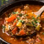 Slow Cooker Stuffed Pepper Soup