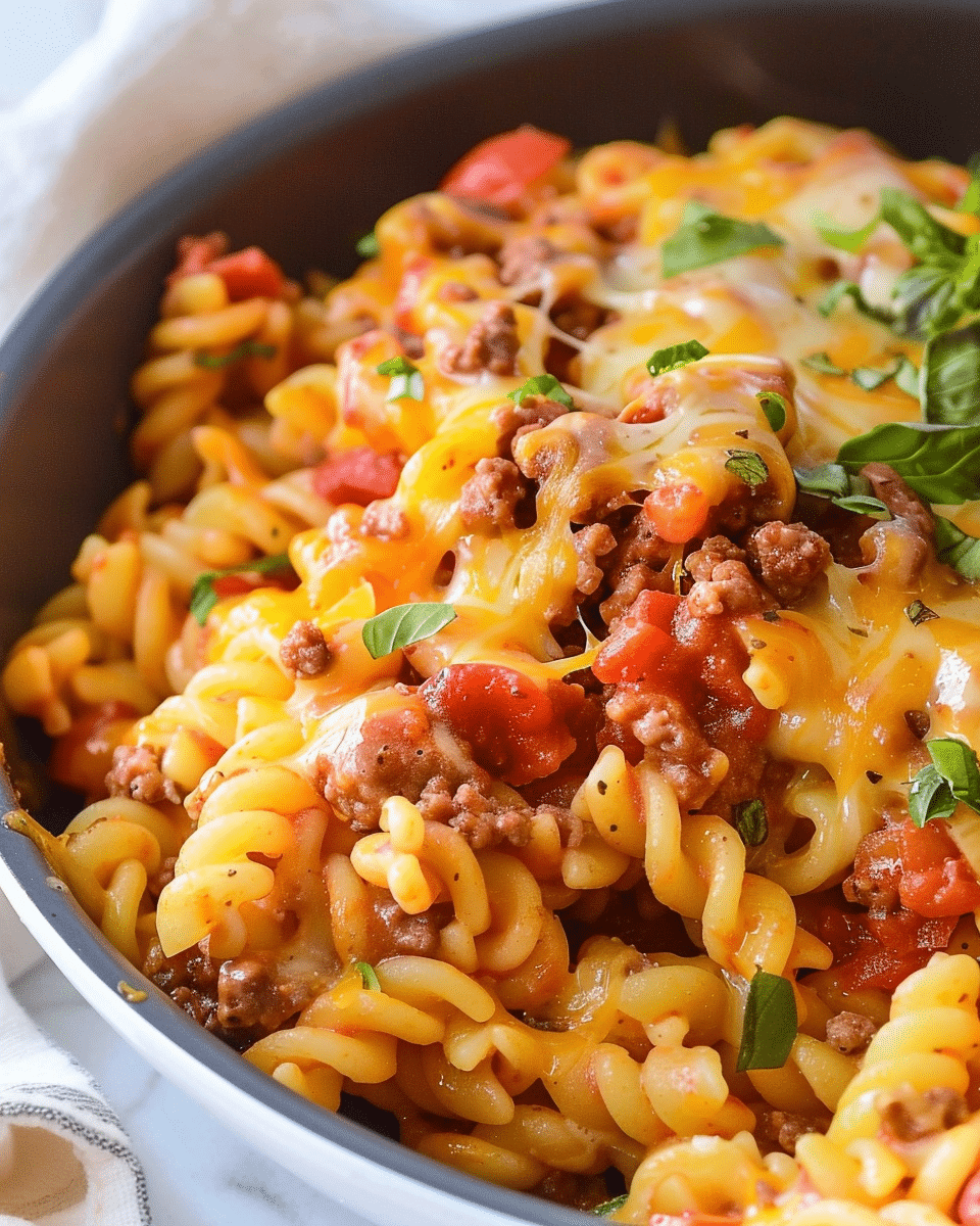 Easy Cheeseburger Pasta