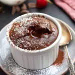 Chocolate Fondant Cake for Two