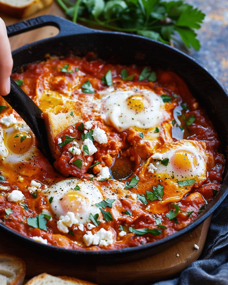 Easy Shakshuka with Feta