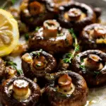 Garlic Butter Roasted Mushrooms