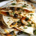 Shrimp and Black Bean Quesadillas