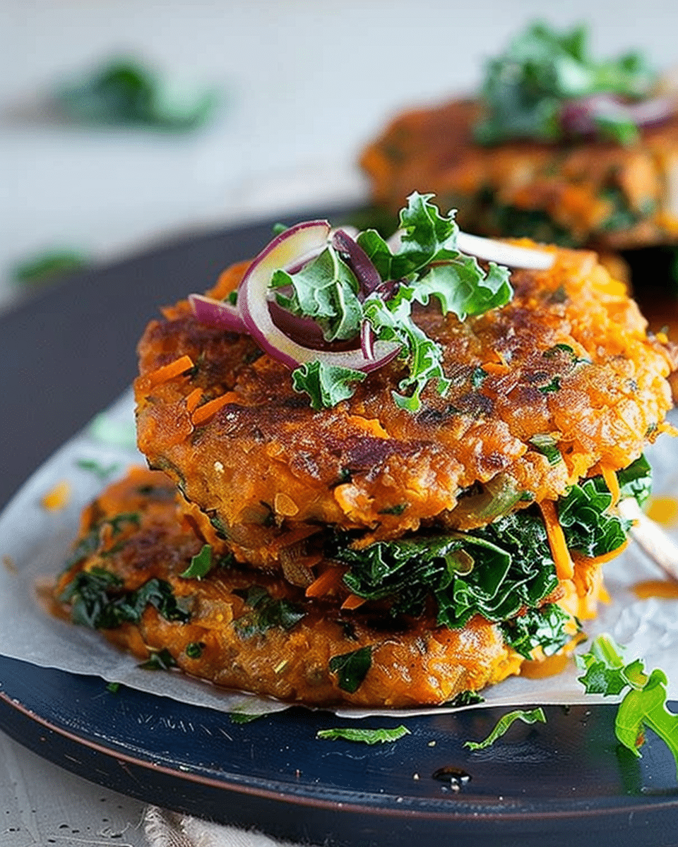Sweet Potato and Kale Patties