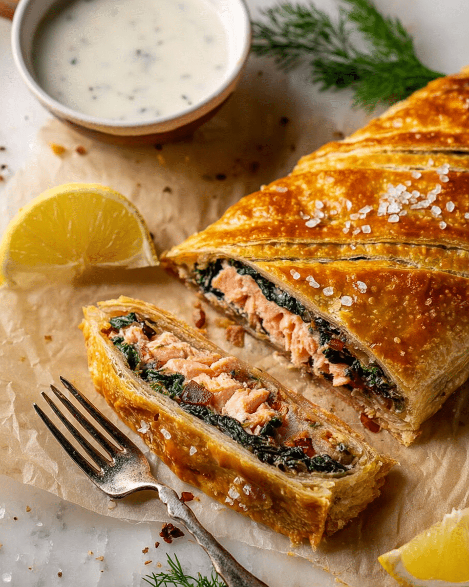 Golden Brown Pastry with a Crispy Crust