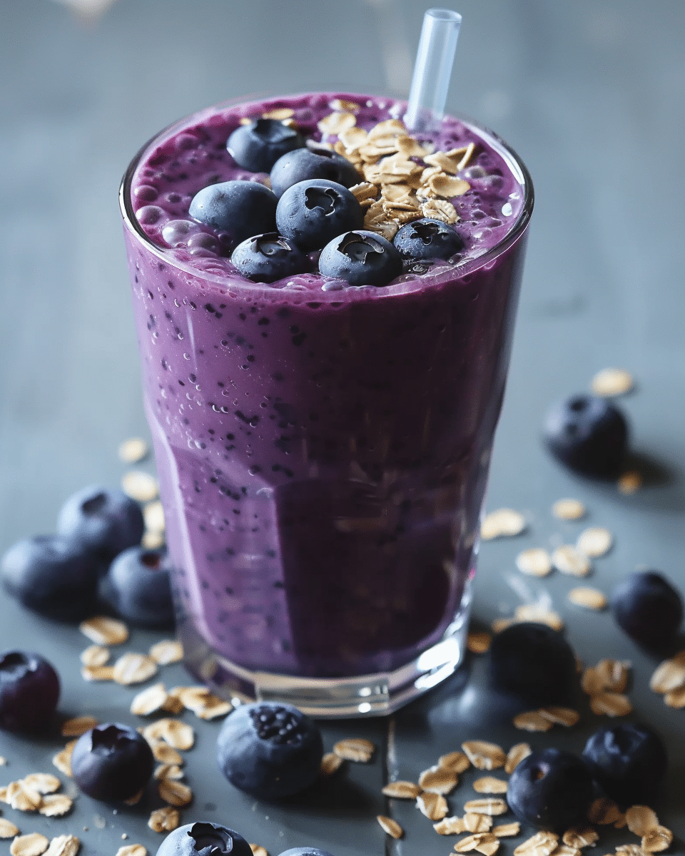 Blueberry Oat Smoothie