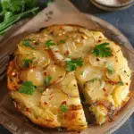Easy Potato Cake with Onions