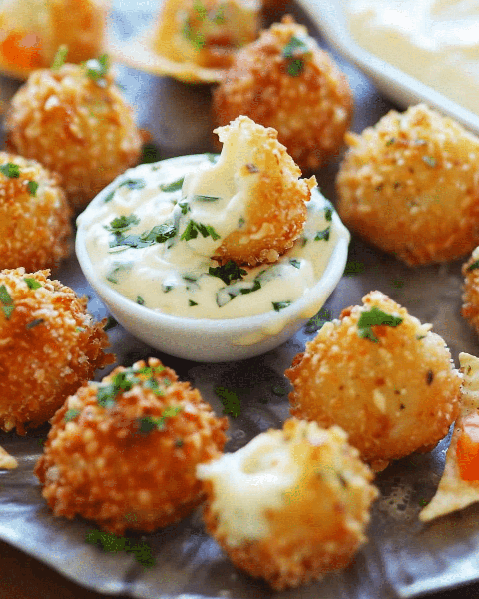 Mini Cheese Queso Balls