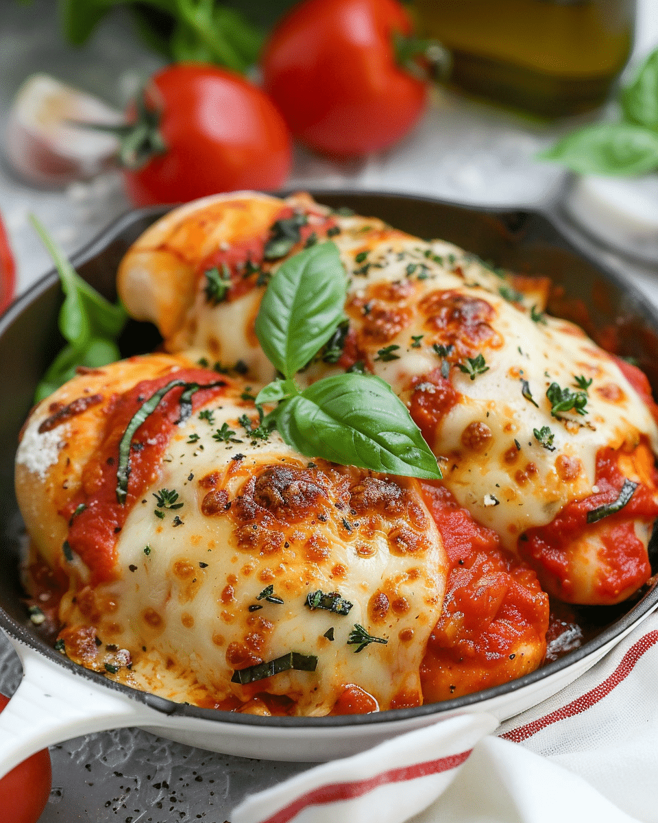 Stuffed Pizza Chicken