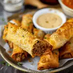 Cheeseburger Egg Rolls