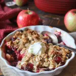 Apple Cranberry Almond Crisp
