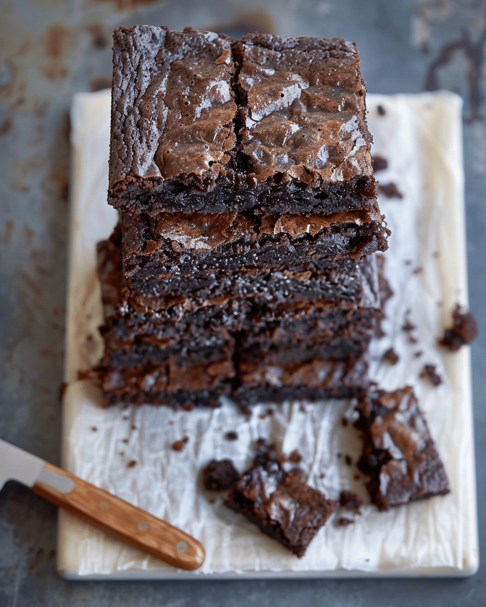 Miso Caramel Soy Sauce Brownies