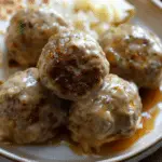 Norwegian Meatballs with Lefse