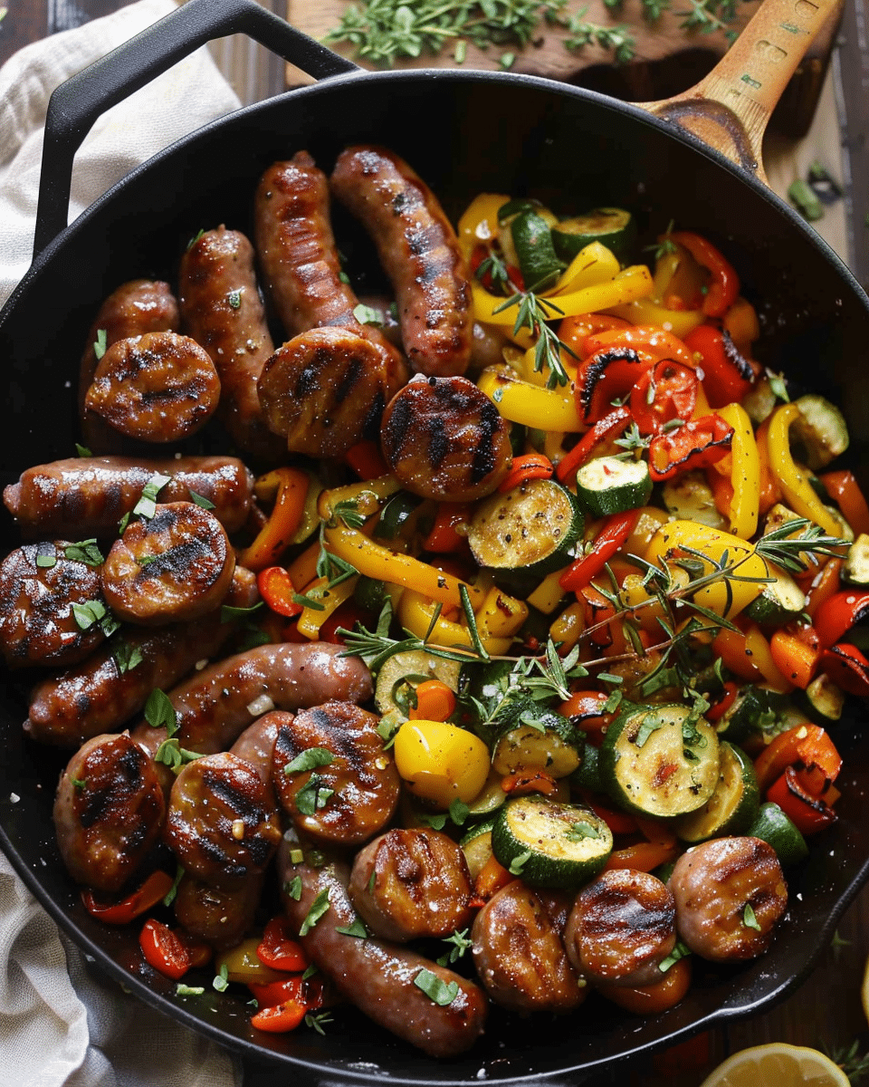 Sausage and Veggie Skillet
