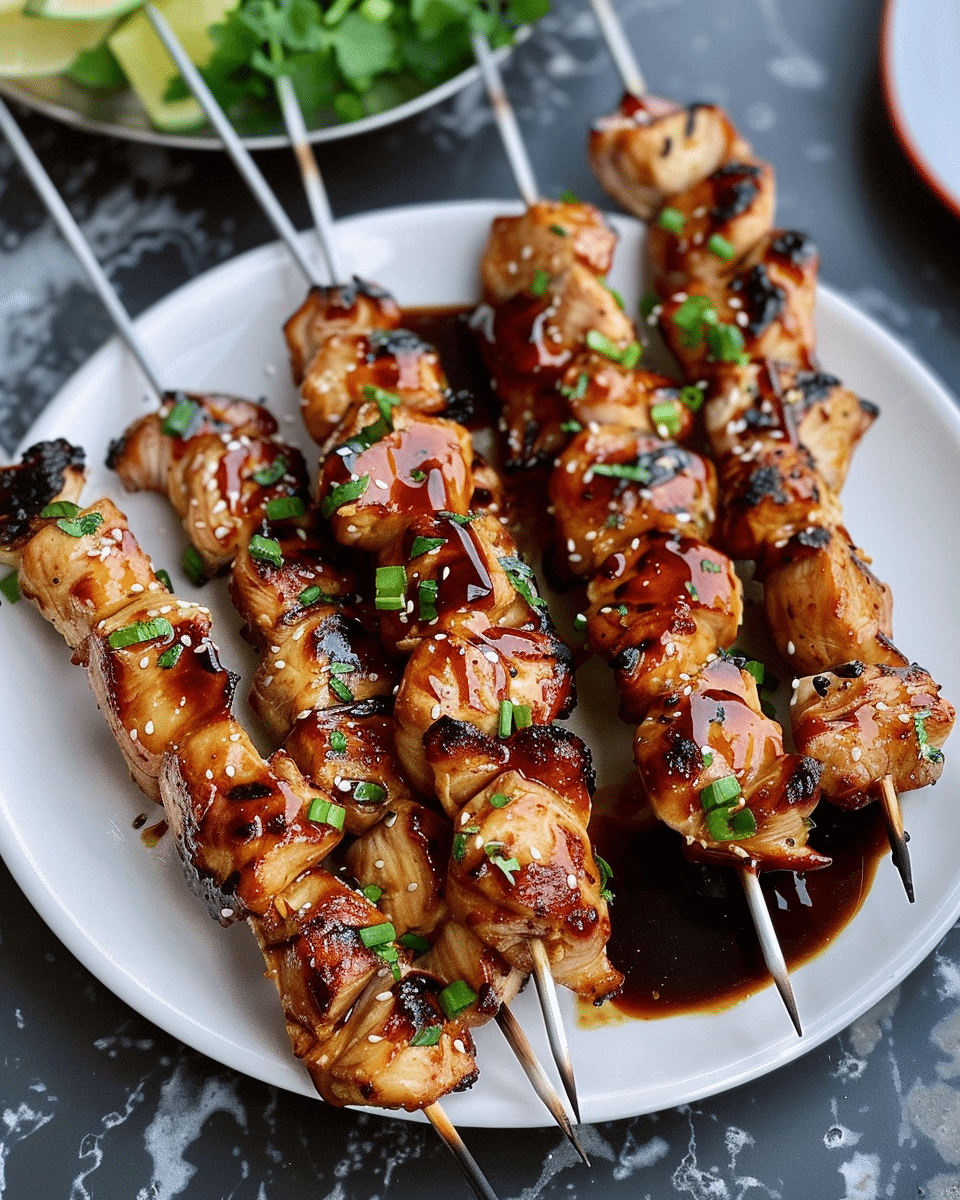 Teriyaki Chicken Skewers