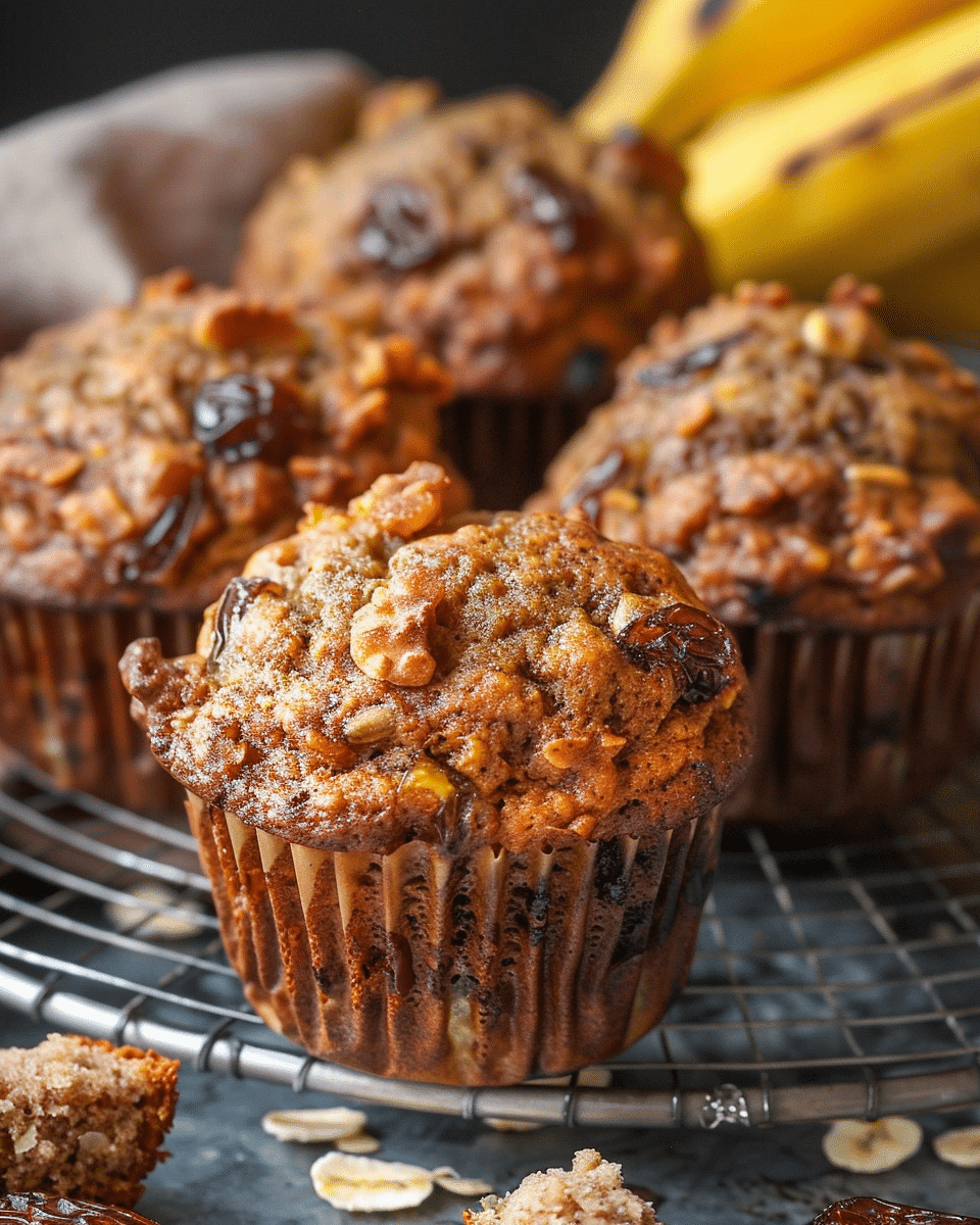 The Banana Date Muffins