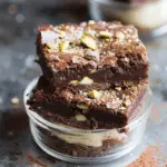 Chocolate and Pistachio Brownies