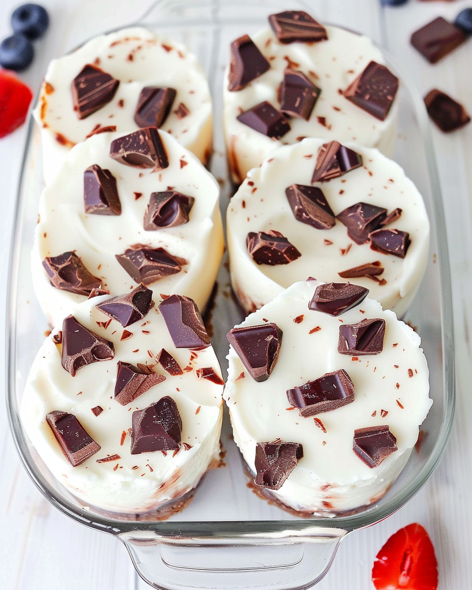 Chocolate Covered Cheesecake Bites