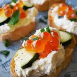 Fish Roe Spread Crostini
