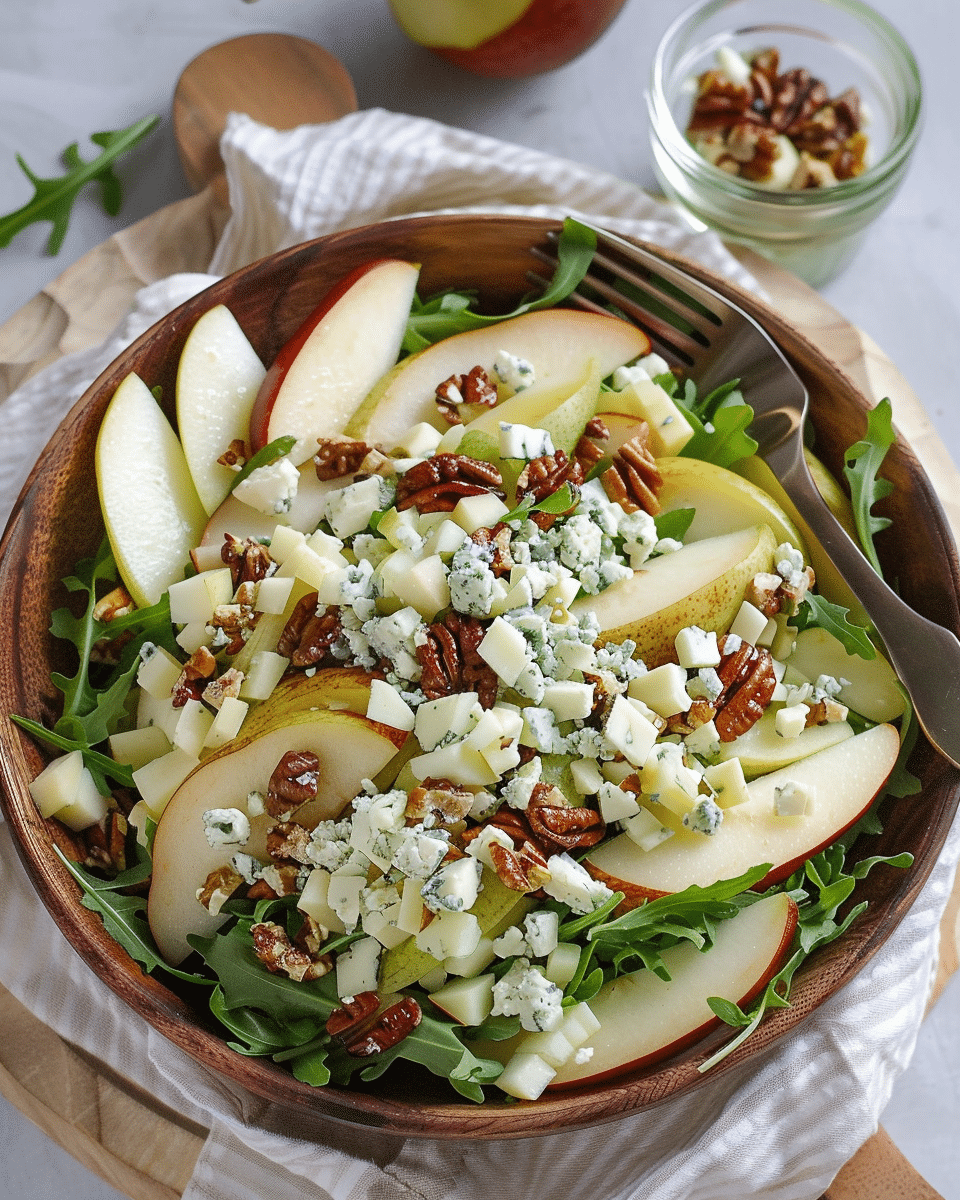 Pear Blue Cheese Salad