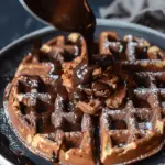 Chocolate Caramel Waffles