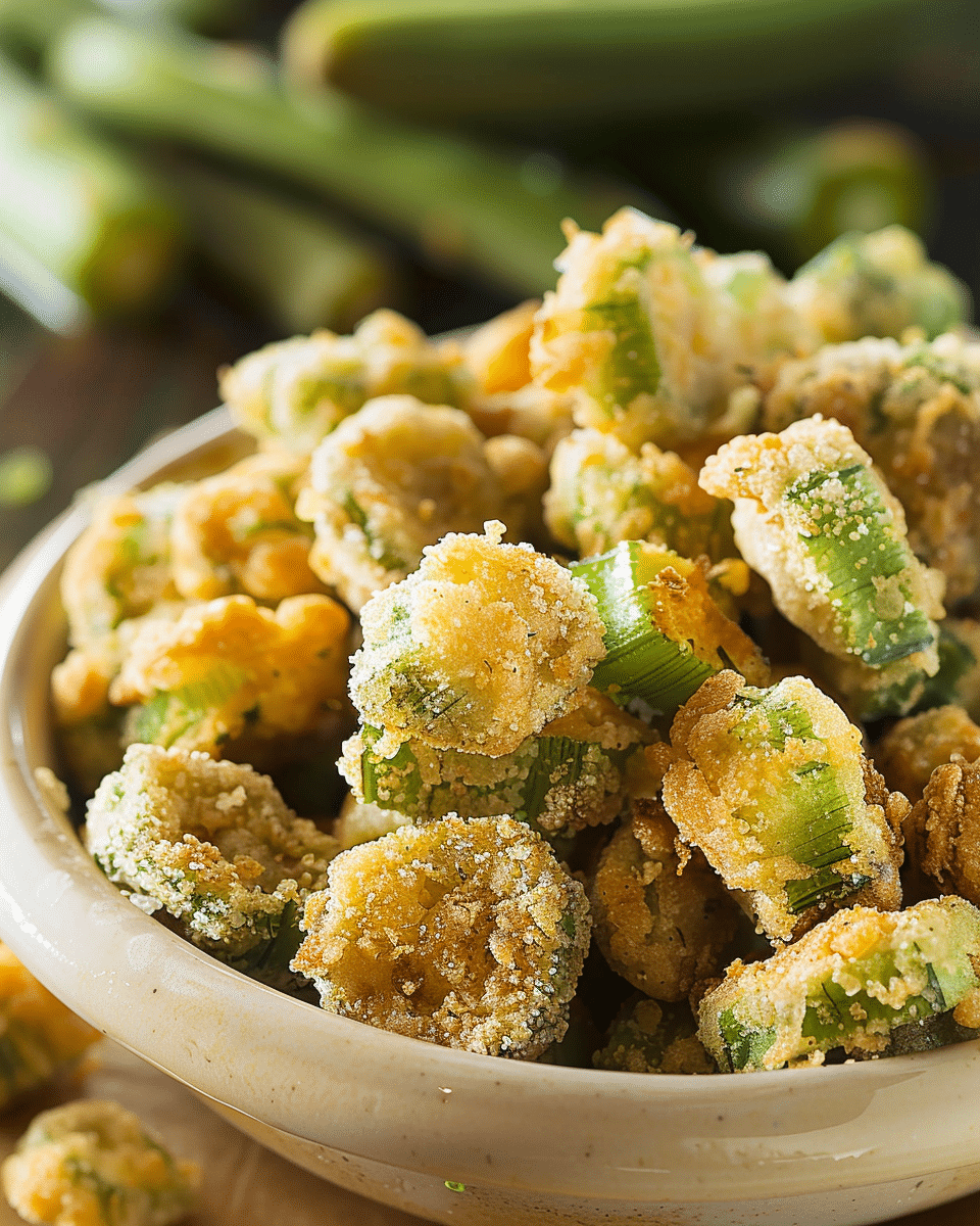 Cracker Barrel Fried Okra