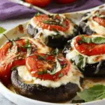 Caprese Stuffed Portobello Mushrooms