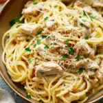 Easy Slow Cooker Angel Chicken Pasta