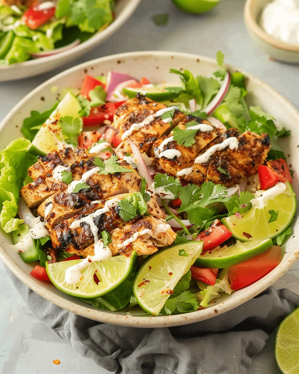 Chili Lime Chicken Salad