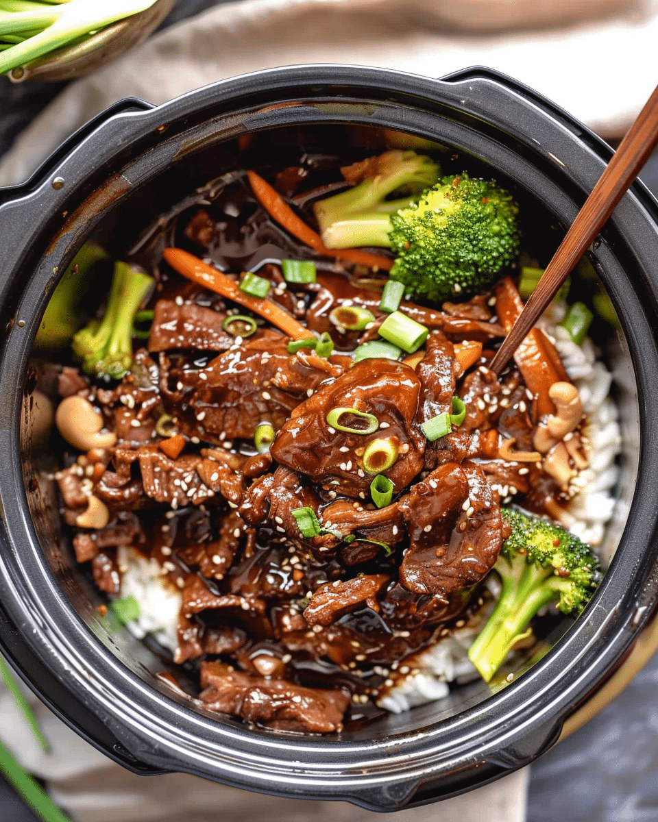 Slow Cooker Mongolian Beef