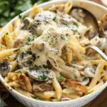 Creamy Chicken and Mushroom Pasta