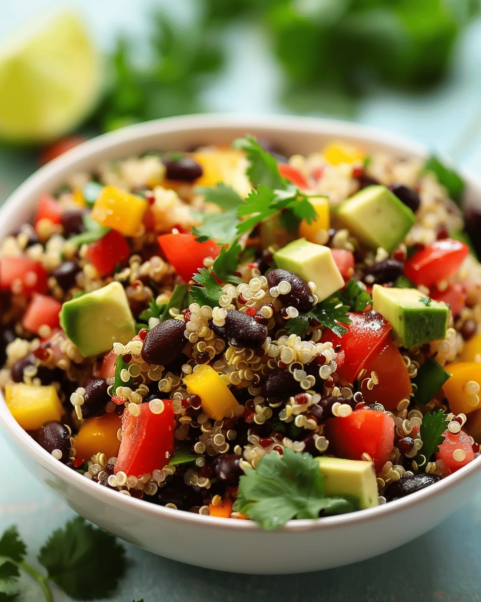 Quinoa & Black Bean Salad